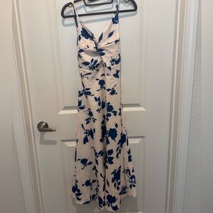 Floral Print Spaghetti Strap Dress